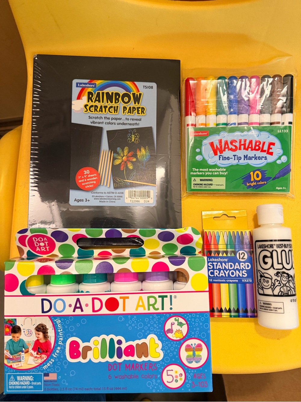 Brilliant Do-A-Dot Art! Dot Markers & Rainbow Scratch Paper Set - Multicolor
